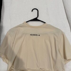 YoungLA womens cropped tee - SMALL